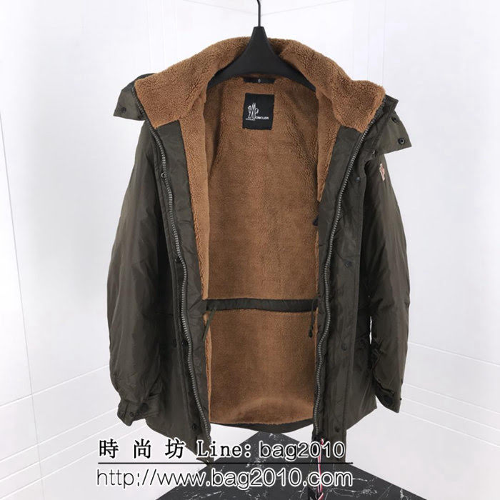 MONCLER蒙口 2018最頂級 中長款 男款羊羔毛領 超保暖防水 冬季羽絨服外套 ydi1903